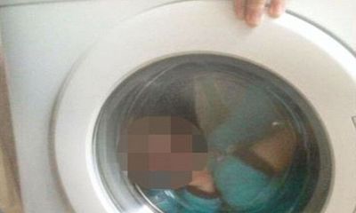 Người mẹ sốc nặng vì thấy video con trai gào khóc vì bị cho vào máy giặt