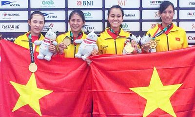 4 cô gái vàng Rowing Việt Nam: 