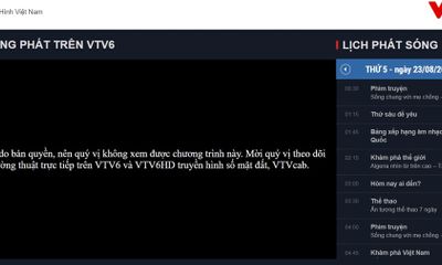 VTV6 chèn quảng cáo, logo khi chưa được VOV cấp sóng trận Việt Nam - Bahrain