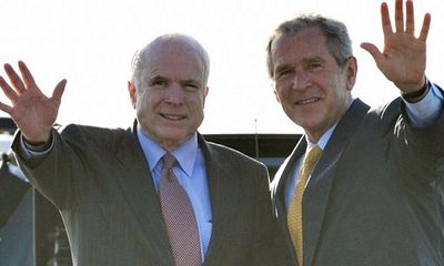 Cựu Tổng thống Mỹ Bush nhận lời đọc điếu văn tại tang lễ ông John McCain