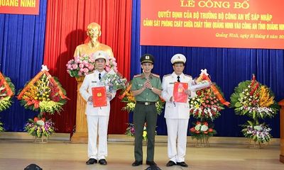 Bộ Công an điều động thêm 2 PGĐ cho Công an tỉnh Quảng Ninh