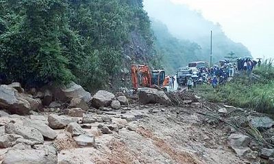 Lai Châu: Tiếp tục mưa lớn, nhiều tuyến đường sạt lở nghiêm trọng