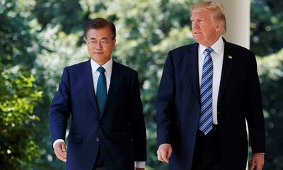 Ông Trump sẽ gặp người đồng sự Hàn Quốc để bàn về Triều Tiên