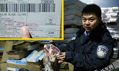 Thu giữ hàng trăm cân thịt, cá hết hạn sử dụng gắn mác nhập ngoại tại Trung Quốc