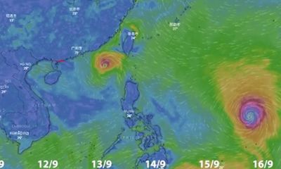 Bão số 5, siêu bão Mangkhut cùng tấn công Biển Đông?