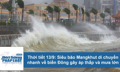 Thời tiết hôm nay 13/9: Siêu bão MANGKHUT di chuyển nhanh về Biển Đông