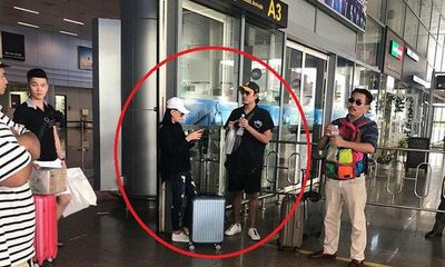 Hé lộ hình ảnh Cát Phượng xuất hiện cùng kiều Minh Tuấn tại sân bay