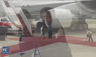 Video: Nhà lãnh đạo Kim Jong-un bất ngờ ra tận sân bay đón Tổng thống Moon Jae-in