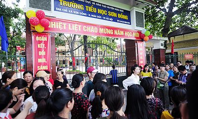 Trường Tiểu học Sơn Đồng bị tố lạm thu: Xử lý nghiêm ban giám hiệu 