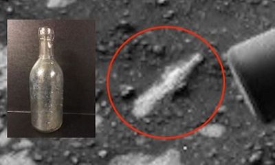 Xôn xao việc phát hiện vỏ chai cổ trên bề mặt sao Hỏa