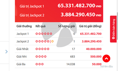 Kết quả xổ số Vietlott hôm nay 27/9/2018: Jackpot hơn 65 tỷ đồng vãy gọi người chơi