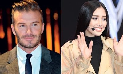 David Beckham cùng Hoa hậu Tiểu Vy dự lễ ra mắt VinFast tại Paris Motor Show