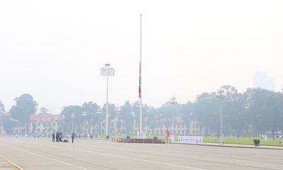 Chùm ảnh: Hà Nội bắt đầu Quốc tang nguyên Tổng Bí thư Đỗ Mười