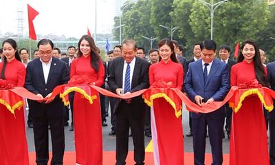 Hà Nội: Thông xe cầu vượt hơn 300 tỷ đồng nút An Dương - Thanh Niên