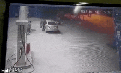 Video: Bịt kín biển số xe, người đàn ông vào đổ 700 nghìn xăng rồi nhấn ga bỏ chạy