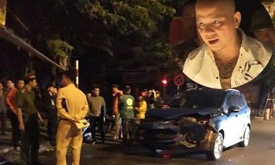Diễn viên Anh Tuấn và cựu thủ môn SLNA va chạm xe lúc rạng sáng