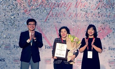 TGĐ Vinamilk là người phụ nữ duy nhất được Forbes Việt Nam vinh danh với giải thưởng 