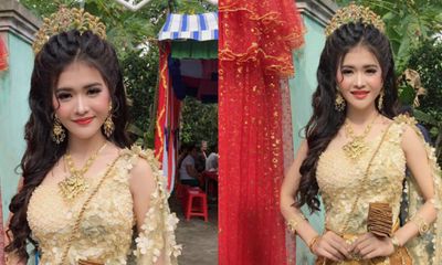 Tin tức đời sống mới nhất ngày 30/10/2018: Cô dâu Khmer nổi như cồn vì quá xinh đẹp, người đeo đầy vàng