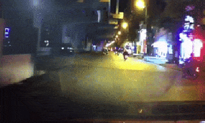 Video: Biểu diễn bốc đầu xe máy, thanh niên nhận quả đắng