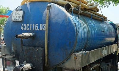 Đà Nẵng: Tài xế đổ nhớt thải xuống cống thoát nước bị phạt hơn 120 triệu đồng