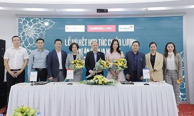 Lễ ký kết hợp tác chiến lược dự án Dahlia Homes giữa Gamuda Land Việt Nam – Cenland – VietinBank Tràng An