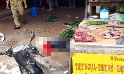 Vụ cô gái bán đậu phụ bị bắn chết giữa chợ: Nghi phạm nguy kịch, phải thở bằng máy