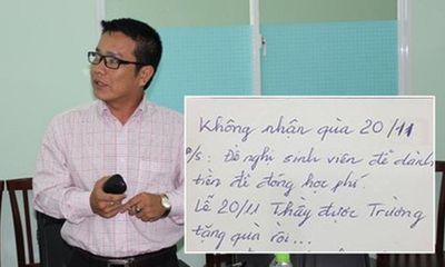 Ngày Nhà giáo Việt Nam 20/11: Giáo viên, hoa tươi và phong bì…