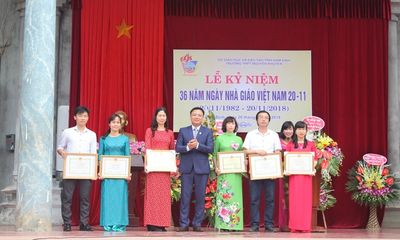 Giáo dục - Hướng nghiệp - Dư âm ngày 20/11: Ơn Cha nghĩa Thầy ở trường Nguyễn Khuyến - Nam Định với hơn 40 năm lịch sử