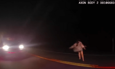Video: Chạy trốn cảnh sát, người phụ nữ ném trẻ sơ sinh xuống đường
