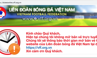 Cách mua vé online trận bán kết AFF Cup 2018 Việt Nam vs Philippines