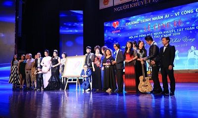Ô tô Minh Nguyệt tài trợ cho Hội thi Tiếng hát Người Khuyết Tật lần 2