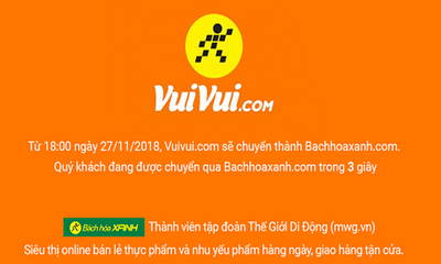 Thế Giới Di Động “khai tử” vuivui.com sau gần 2 năm trình làng