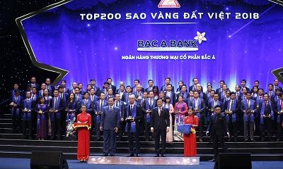 BAC A BANK giành Giải thưởng Sao Vàng đất Việt ngay lần đầu tiên tham gia