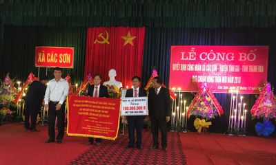 Xã Các Sơn, huyện Tĩnh Gia, tỉnh Thanh Hóa: Đạt chuẩn Quốc Gia về nông thôn mới