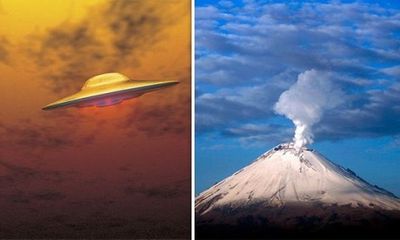 UFO gần núi lửa Mexico hé lộ bằng chứng về căn cứ của người ngoài hành tinh?