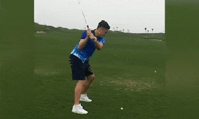 Video: Thủ môn Văn Lâm trổ tài đánh golf khiến CĐV không nhìn được cười