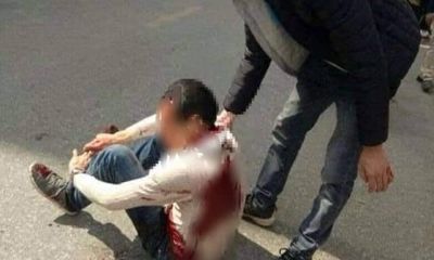 Nam thanh niên bị truy sát, chém gục giữa phố ở Thái Bình