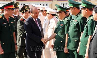 Thủ tướng Chính phủ Nguyễn Xuân Phúc chúc Tết lực lượng vũ trang và nhân dân TP Đà Nẵng