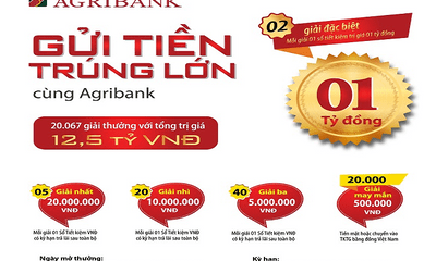 “Gửi tiền trúng lớn cùng Agribank”- Món quà xuân, nhân lên niềm vui đầu năm Kỷ Hợi 2019