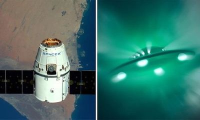 Rộ tin UFO phóng qua tàu vũ trụ Dragon của SpaceX trong không gian