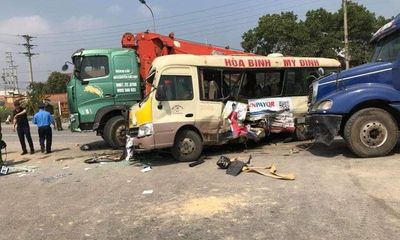 Tai nạn liên hoàn trên đại lộ Thăng Long, 2 vợ chồng tử vong