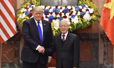 Tổng Bí thư, Chủ tịch nước Nguyễn Phú Trọng tiếp Tổng thống Donald Trump