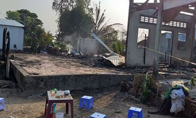 Hỏa hoạn trong đêm: 3 căn nhà cháy rụi, 1 người đàn ông thiệt mạng