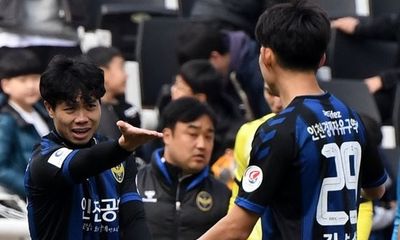 Công Phượng suýt cứu nguy cho Incheon United trước đối thủ Sangju Sangmu