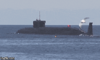 Hải quân Nga công bố video tàu ngầm chiến lược Borei