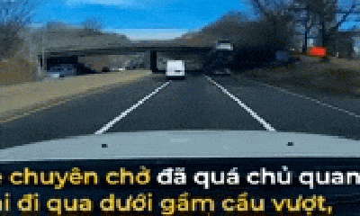Video: Tài xế chở ô tô đi qua gầm cầu bất cẩn và cái kết thảm