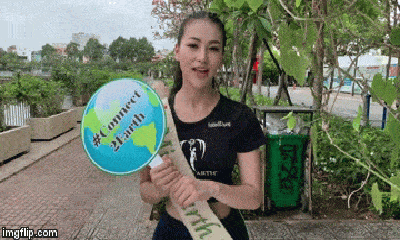 Video: Hoa hậu Phương Khánh nói tiếng Anh cực chuẩn trên trang chủ Miss Earth