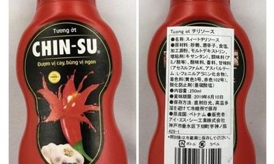 Masan nói gì về hơn 18.000 chai tương ớt Chinsu bị thu hồi tại Nhật Bản vì chứa chất cấm?