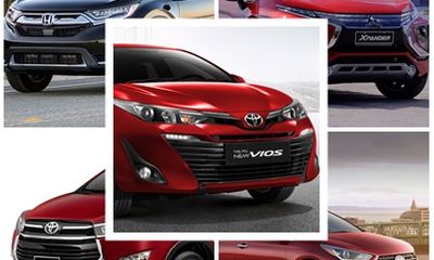 Top 10 mẫu xe bán chạy tháng 3/2019 tại thị trường Việt Nam: Toyota Vios lấy lại ngôi vương