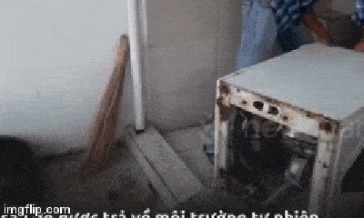 Video: Chủ nhà thót tim phát hiện rắn dài 2m trú ẩn trong máy giặt